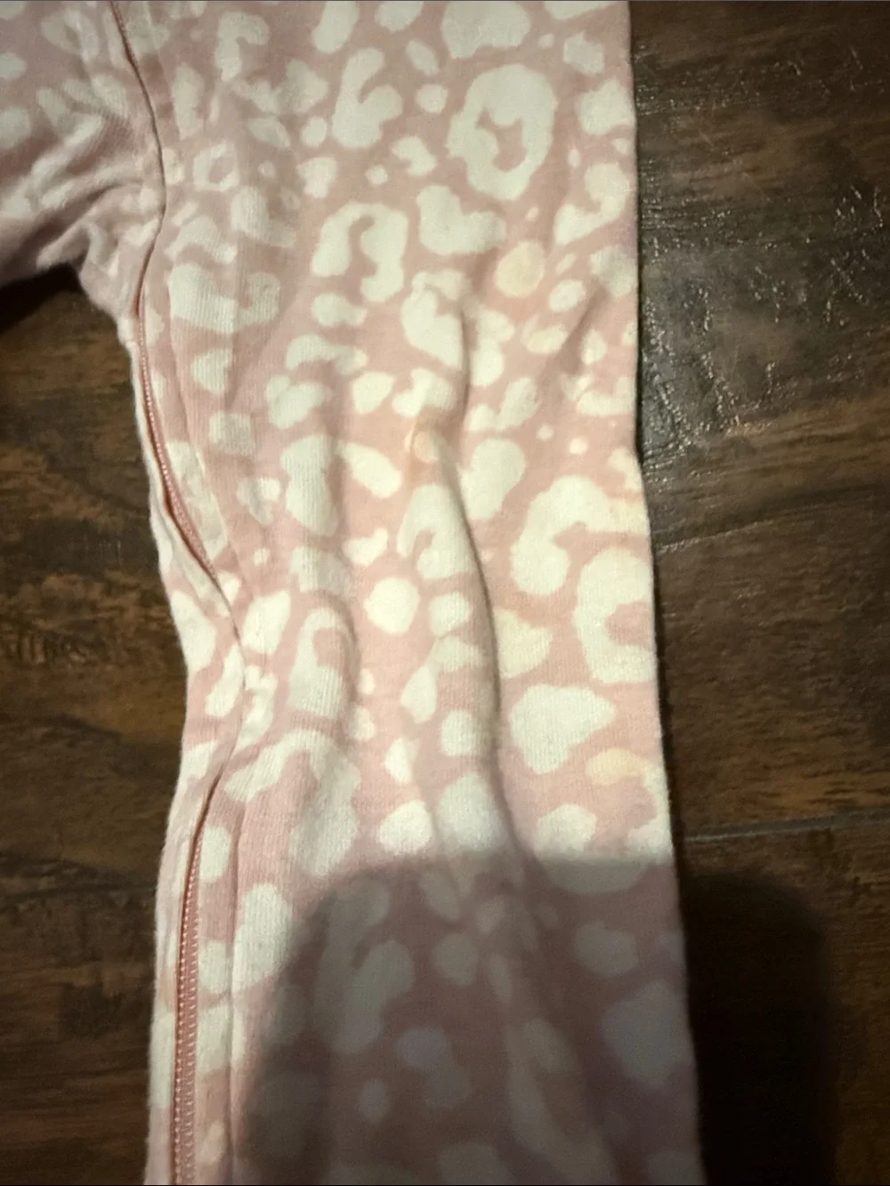 Old navy pink leopard onesie pajamas size 2T